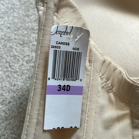 NEW Jezebel Caress Bustlier -Nude 34D - Picture 3 of 6